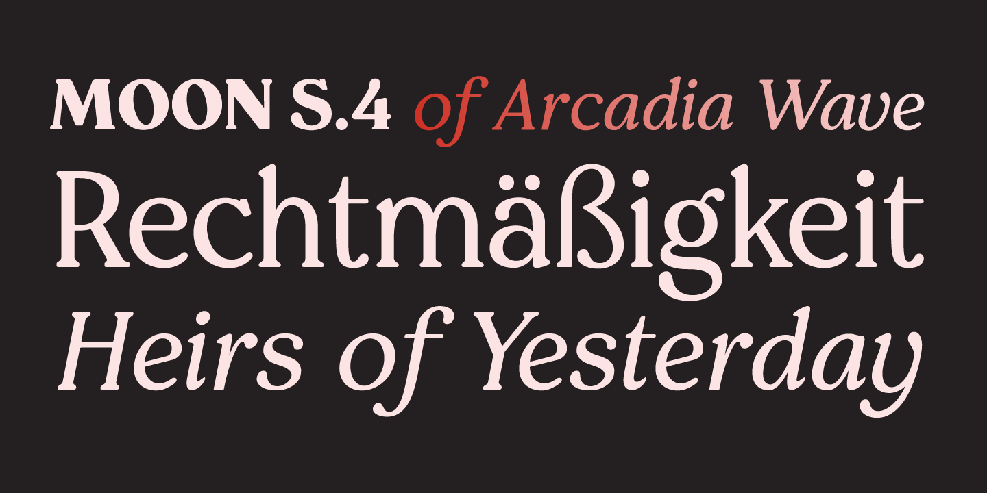 Przykład czcionki Pockota Light Italic